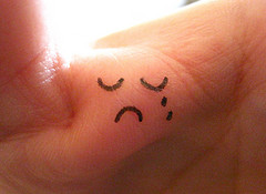 sad finger